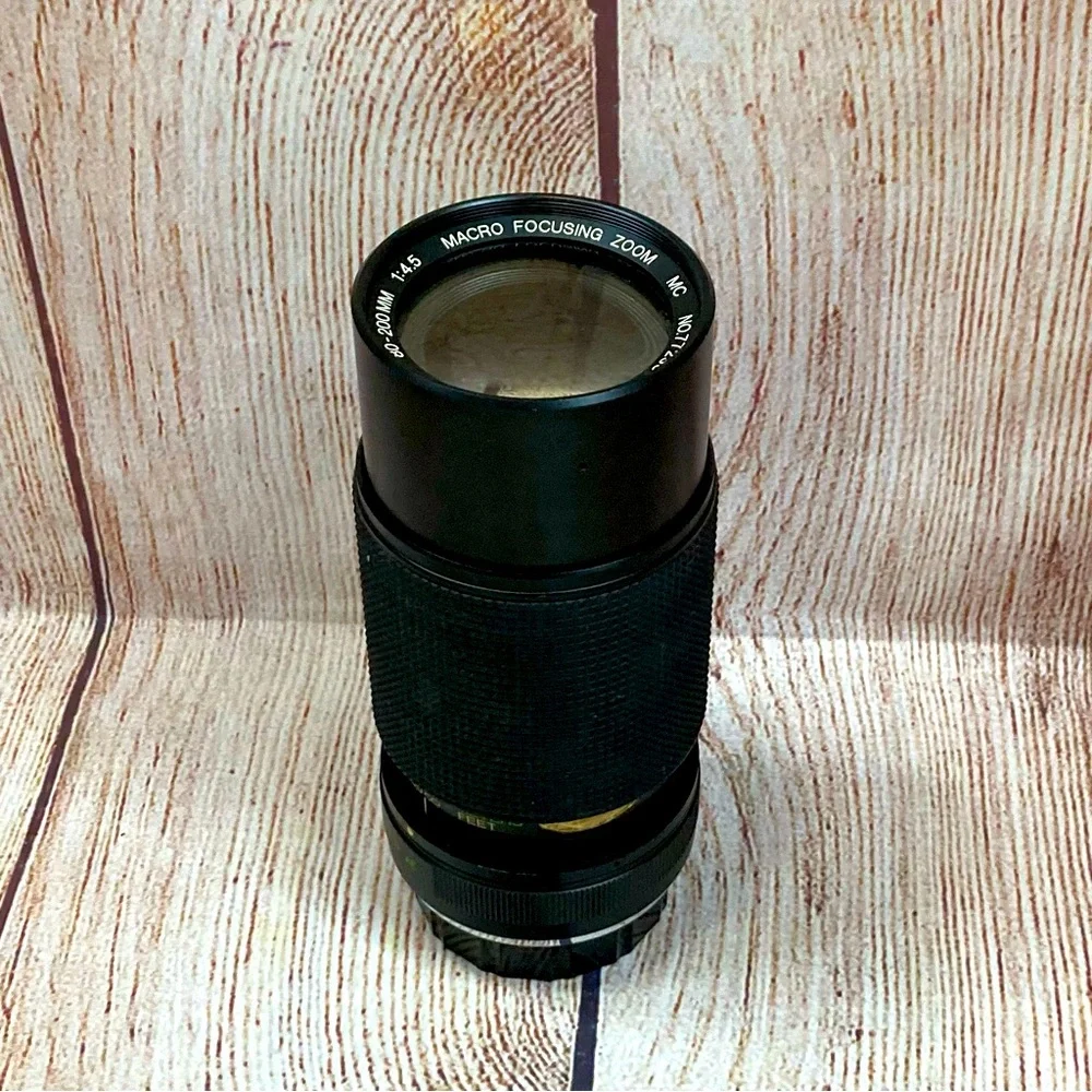 Vivitar 55mm Macro Focusing Zoom 80-200mm 1:4.5 NO 77235852 Vintage